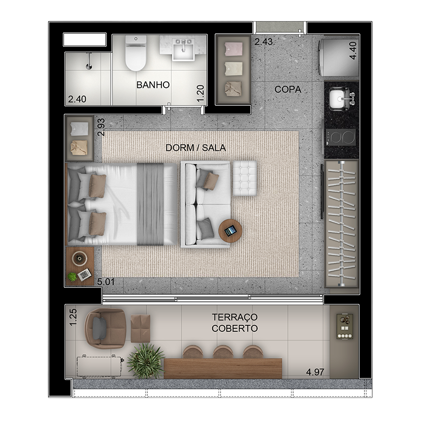 32 m² 