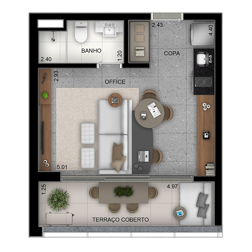 32 m² - Home Office 