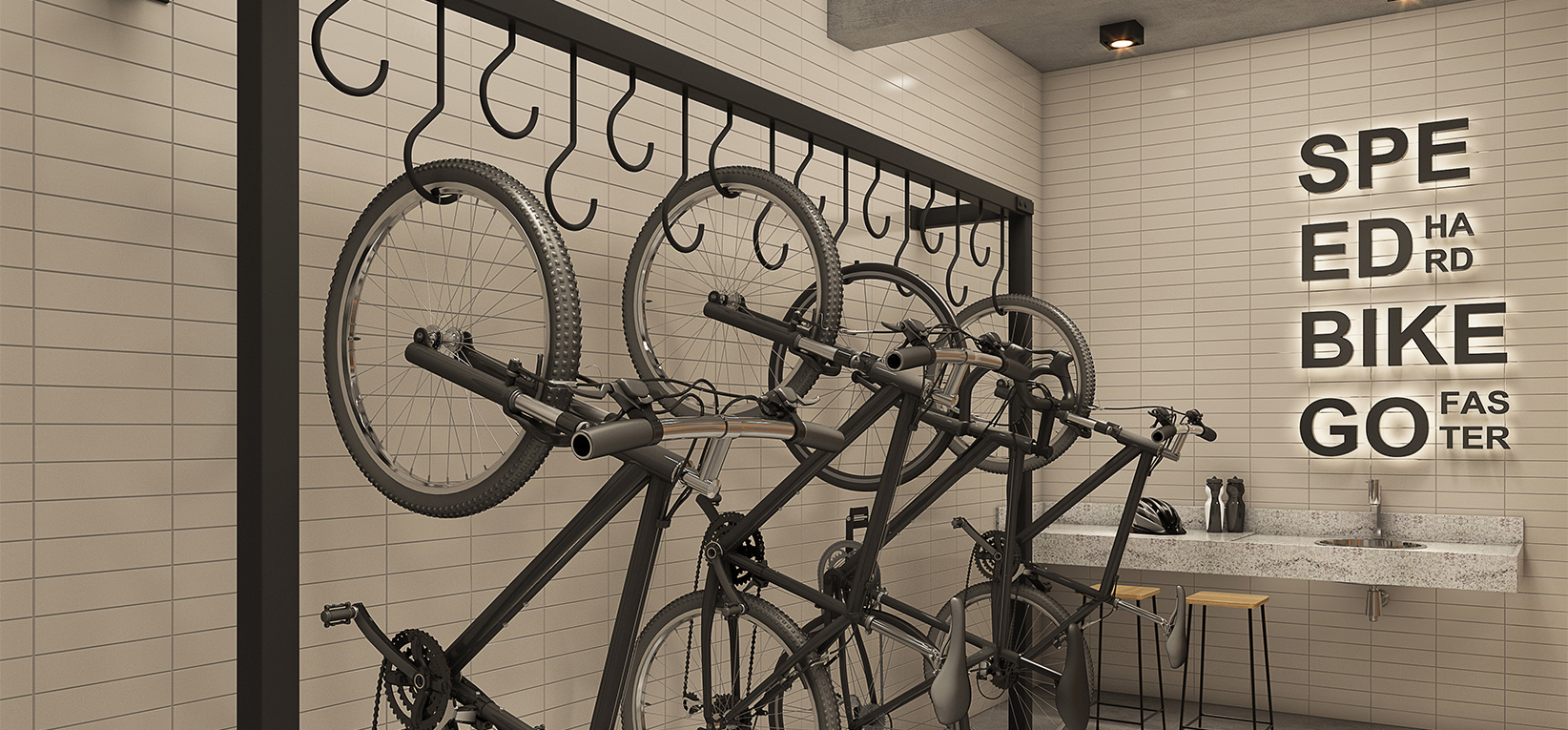 Bicicletário - Perspectiva Artística 