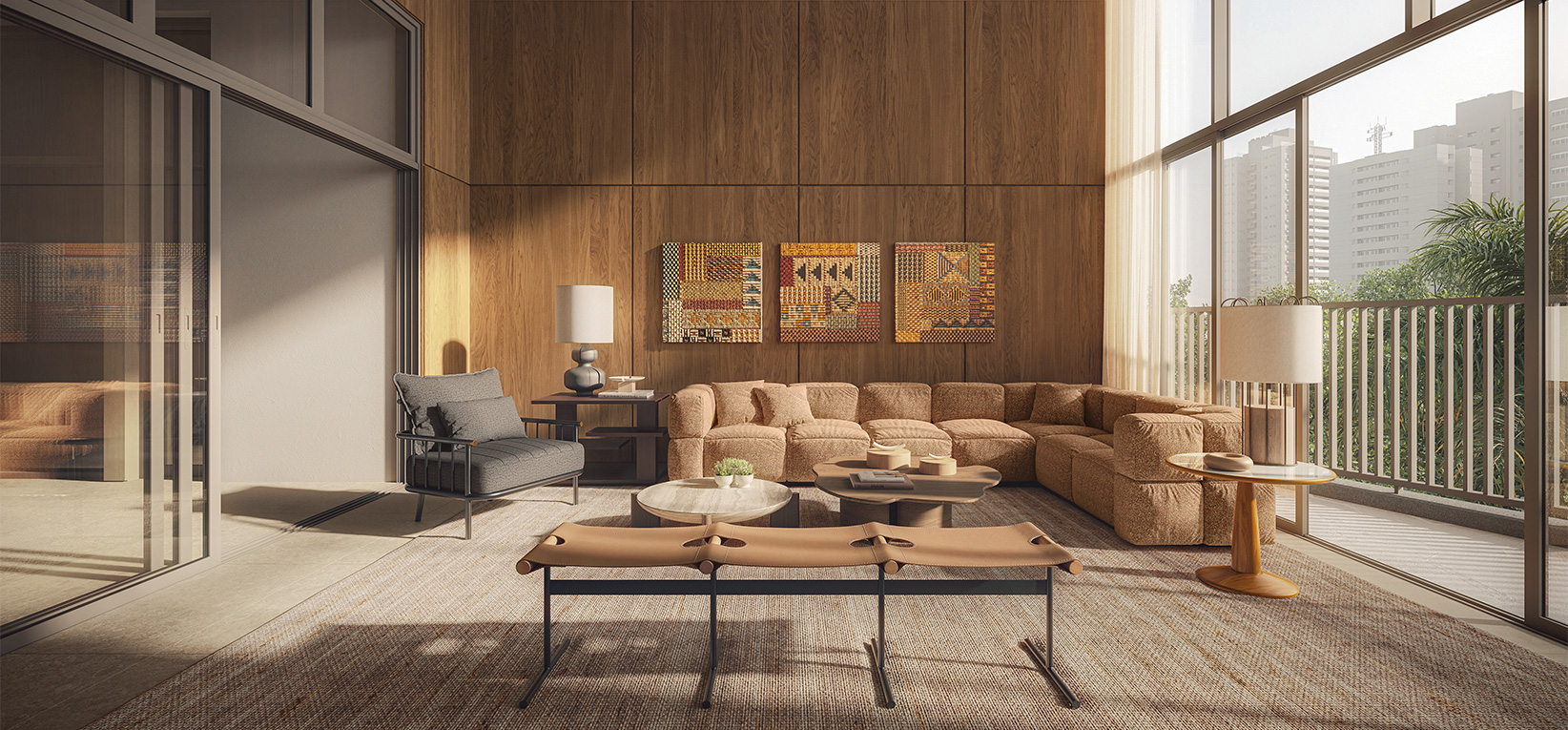 Lounge - Perspectiva Artística 